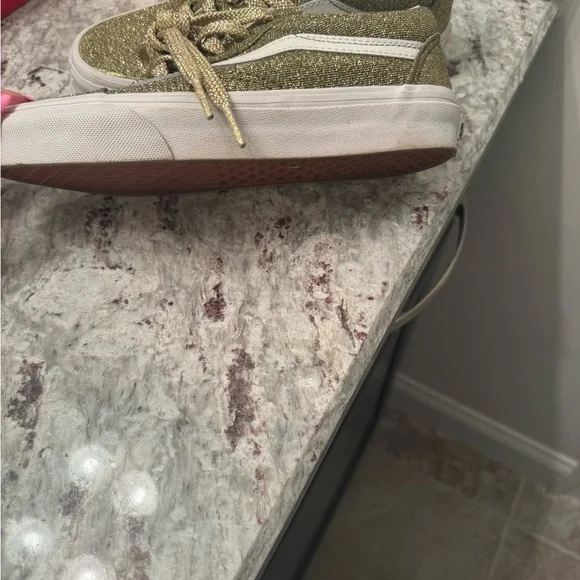 VANS Chunky Glitter Old Skool Womens Shoes - Picture 3 of 16